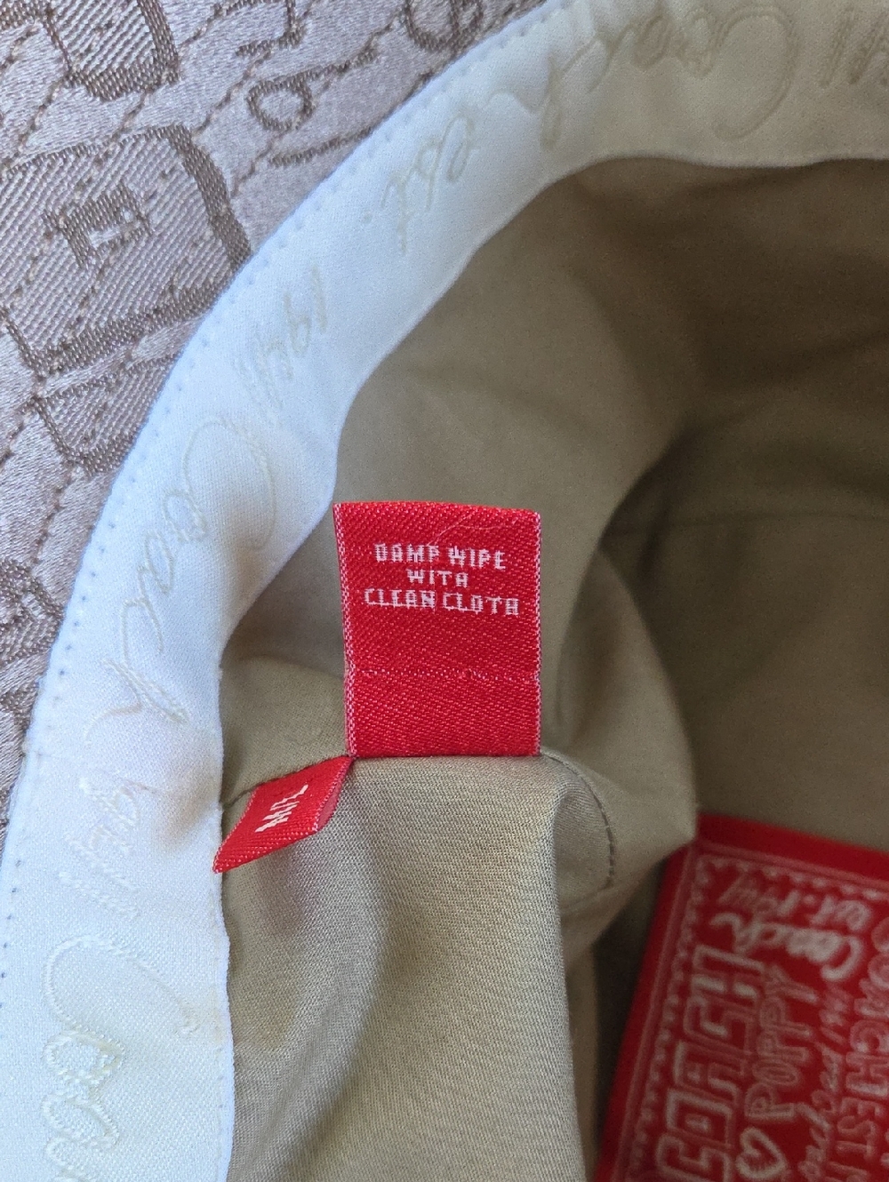 COACH Khaki Graffiti Poppy Bucket Hat M/L - Picture 8 of 8